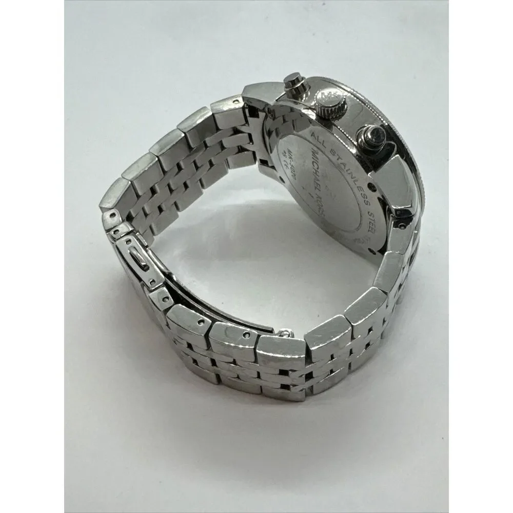 Michael Kors MK5020 Women Silver Stainless Steel Analog Dial Wrist Watch JNA278